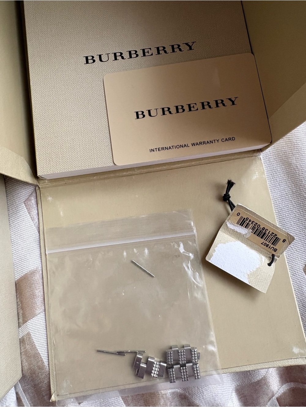 Burberry Silver Watch Links & Replacement Pins - Picture 4 of 4